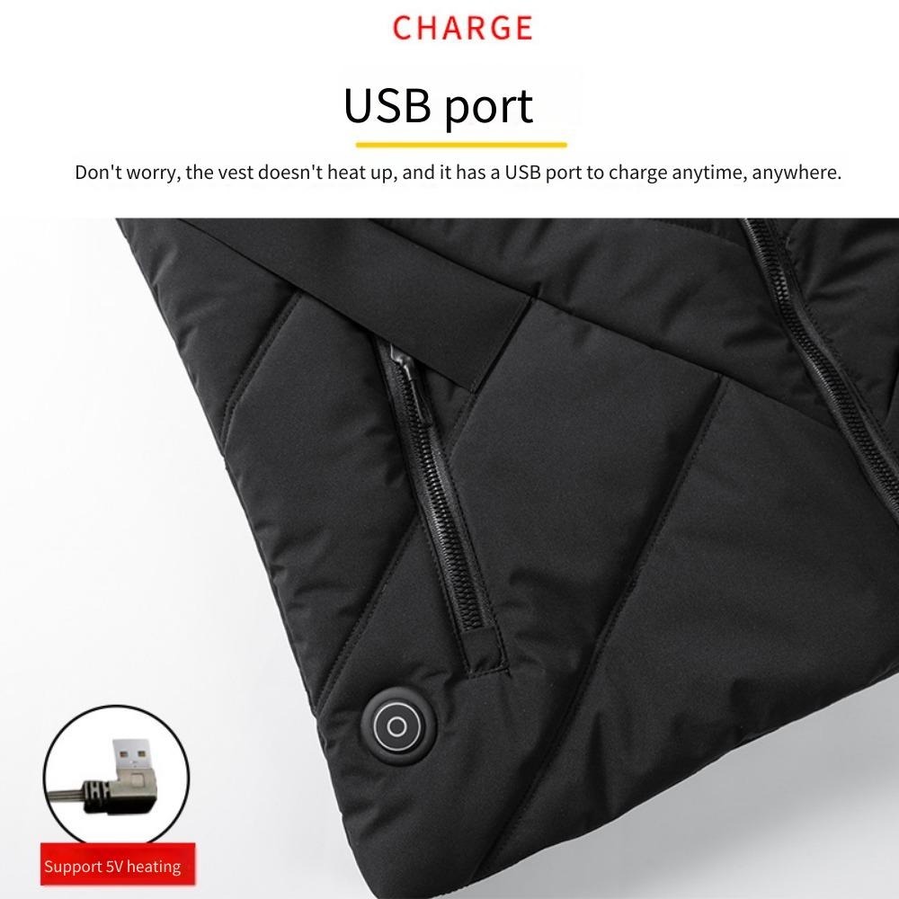 2025 NewUSB Electric Heated Ve - Heated Vest Battery ulasan dan harga