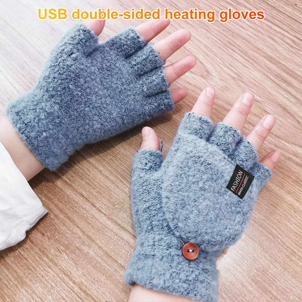 USB Electric Heated Gloves Win - Touch Screen Gloves ulasan dan harga
