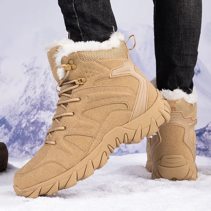 Men Winter Tactical Boots Lace - Waterproof Winter Boot ulasan dan harga