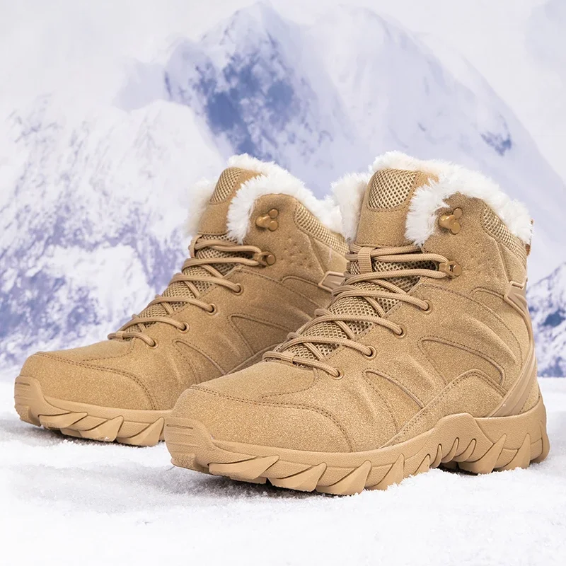 Men Winter Tactical Boots Lace - Waterproof Winter Boot ulasan dan harga