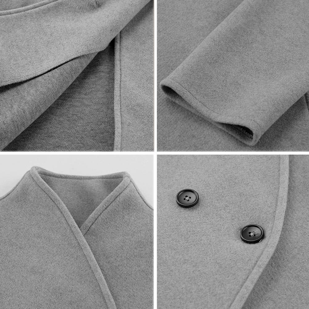 Lady Overcoat Women's Winter C - Wool Coat Peacoat ulasan dan harga