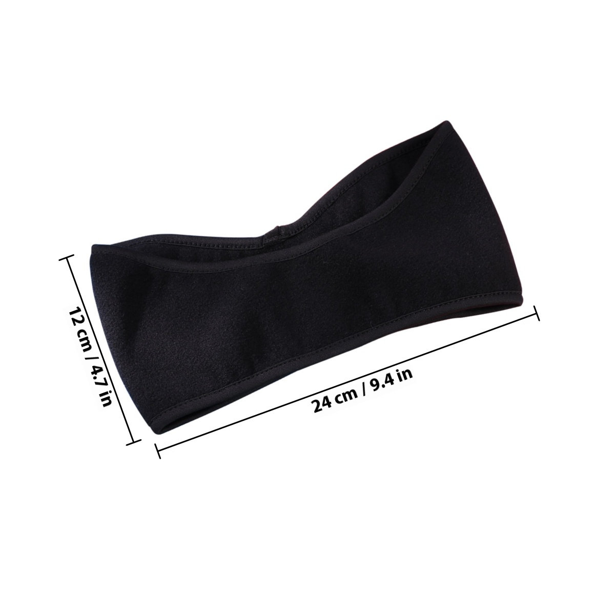 Unisex Black Ear Warmer Headba - Fleece Ear Warmer Band ulasan dan harga