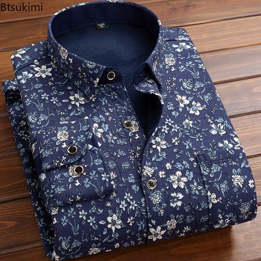 Flannel Men Shirt 2026 Autumn  - Flannel Shirt Lined ulasan dan harga