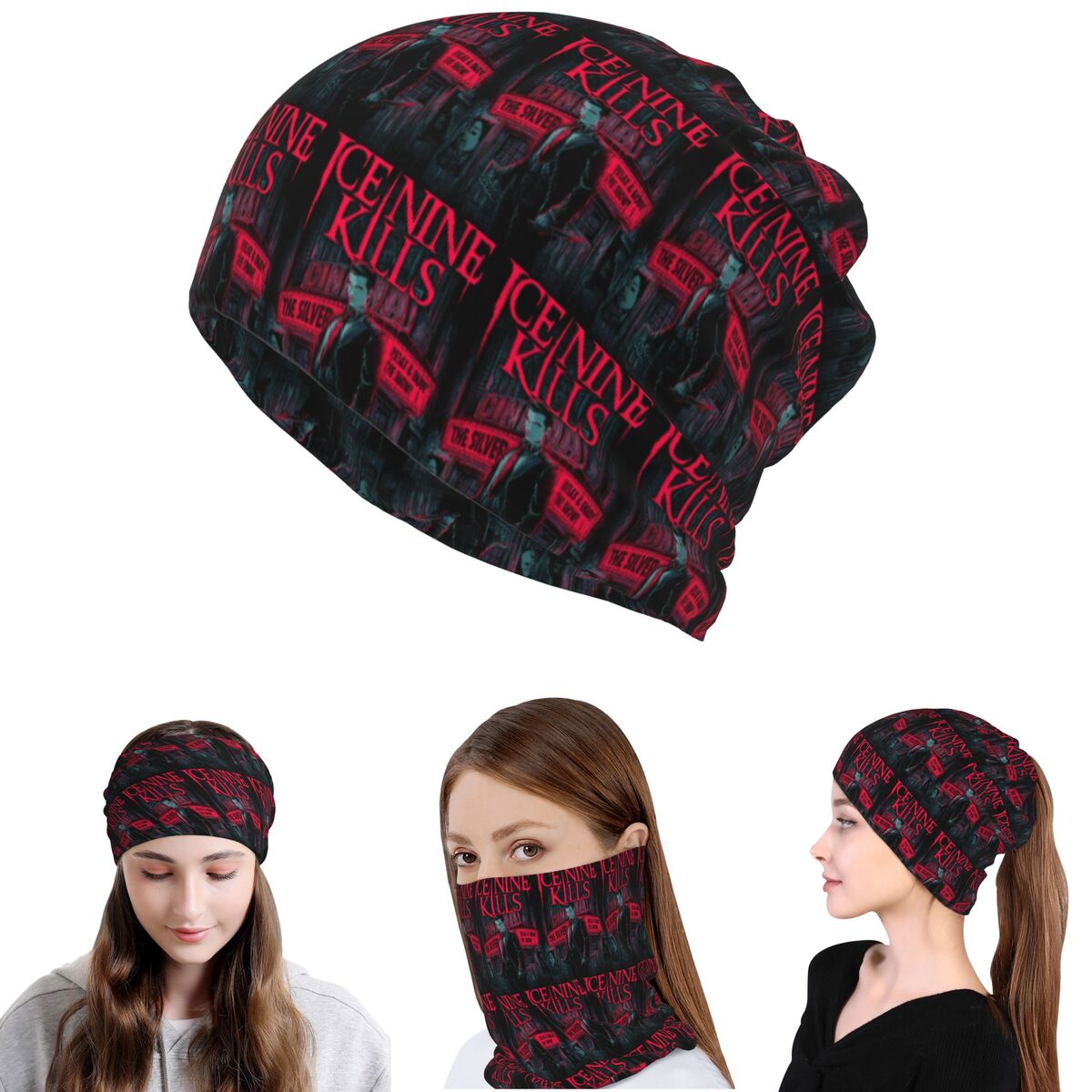 Ice Nine Kills The Silver Scre - Knit Beanie Hat Warm ulasan dan harga